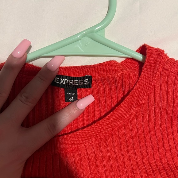 Express coral basic shirt - size XS - Picture 2 of 2